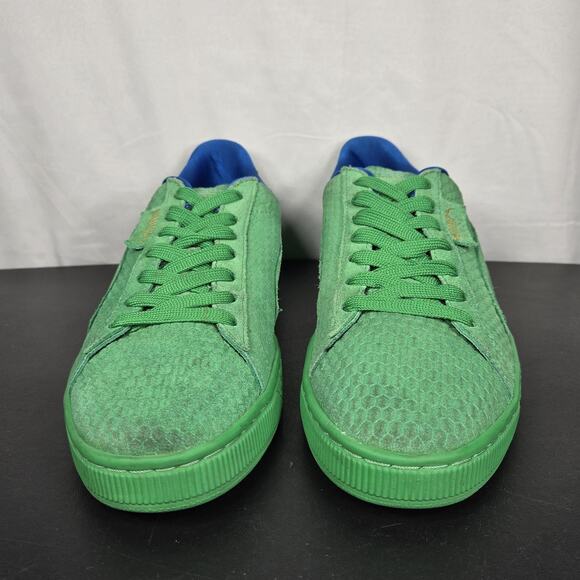 Puma Classics Sneakers Mens 9.5 Archive Green Textured Suede 1968 Heritage Low - Picture 8 of 12